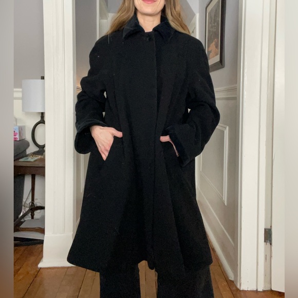 Vintage Jones New York Wool with cashmere swing coat -Size 14 - Picture 13 of 13